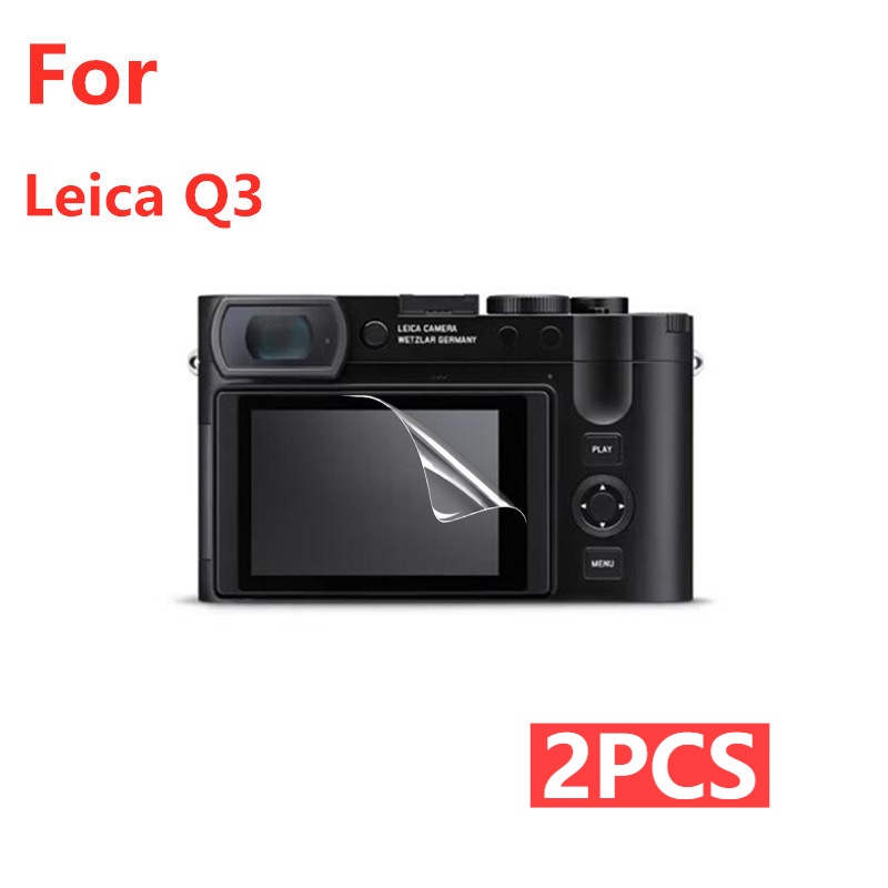 2 ชิ้น ฟิล์มกระจกนิรภัย กันรอยขีดข่วน ความละเอียดสูง สําหรับกล้อง For Leica Q3