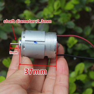 โมเดลเครื่องบิน มอเตอร์ DC 380 3.7v 5V 23700RPM แกนยาว ความเร็วสูง แฮนด์เมด DIY สําหรับทําโมเดลของเล่น