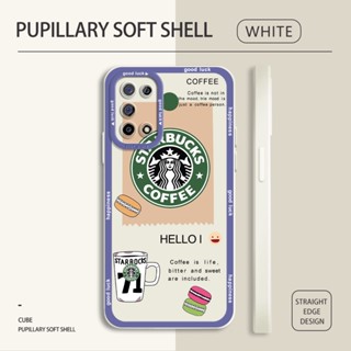 สําหรับ Realme 7 8 4G 5G Pro 7i C17 8i เคสโทรศัพท์มือถือซิลิโคน TPU แบบนิ่ม ลายกาแฟ Starbucks กันกระแทก ป้องกันกล้อง