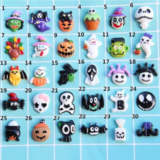 Resin Halloween Figures Calendar for Friends Halloween Cartoon Figures Countdown Calendar Numbered