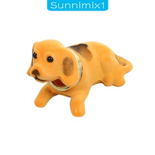 [Sunnimix1] แดชบอร์ดรถยนต์ รูปสุนัข ของขวัญ สําหรับตกแต่งบ้าน ออฟฟิศ ยานพาหนะ