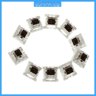 Pop สวิตช์เชิงเส้น 3Pin สีน้ําตาล สําหรับคีย์บอร์ด Mechanical Gateron MX Cherry MX Clone
