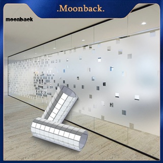 &lt;moonback&gt; สติกเกอร์กระจกโมเสค ขอบกลม แกะออกได้ สําหรับติดตกแต่งผนังห้องน้ํา