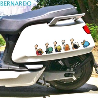 Bernardo สติกเกอร์ ลายอนิเมะลูฟี่ กันน้ํา สําหรับตกแต่งรถยนต์