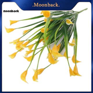 &lt;moonback&gt; ช่อดอกลิลลี่ประดิษฐ์ 5 กิ่ง สําหรับตกแต่งบ้าน โต๊ะงานแต่งงาน 1 ช่อ