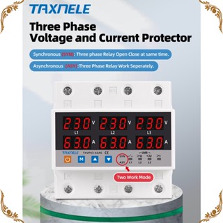 โวลต์มิเตอร์ซิงโครนัส 63A SYN ASYNC ปรับได้ 3 เฟส