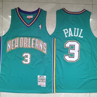 เสื้อกีฬาแฟชั่น ปักลาย Paul Jersey Wasp No. เสื้อกีฬาบาสเก็ตบอล ทีม MN 3 Retro สําหรับผู้ชาย 647834