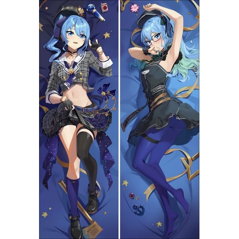 Hololive Virtual Youtuber Hosimati Suisei ปลอกหมอน ลายอนิเมะ Dakimakura ขนาด 50x150 ซม. สําหรับกอดร่างกาย