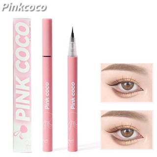 Pinkcoco อายไลเนอร์ เนื้อลิขวิด กันน้ํา ติดทนนาน แห้งเร็ว