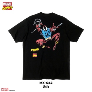 เสื้อยืดแขนสั้น2023  เสื้อยืดการ์ตูน มาร์เวล Spider Man ลิขสิทธ์แท้ MARVEL COMICS  T-SHIRTS (MX-042S-5XL