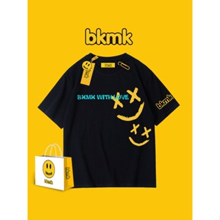 Bkmk ฤดูร้อนใหม่ หน้ายิ้ม ฤดูใบไม้ผลิ / ฤดูร้อน แขนสั้น เสื้อซับใน