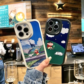 Casetify เคสโทรศัพท์มือถือแบบนิ่ม ลายการ์ตูนชินจัง สีขาว สําหรับ Vivo V2043 V2026 V2027 V2029 1901 1902 1904 1906 1938 1935 1819 1915 1723 1609 1806 1907 1811 1814 1816 NN009Y