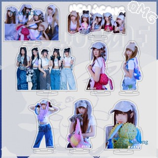 Peacock ใหม่ ฟิกเกอร์อะคริลิคใส ตั้งโต๊ะ ลาย Kpop Newjeans ขนาดเล็ก สําหรับเก็บสะสม