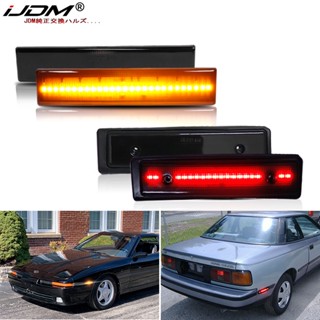 Ijdm ไฟหรี่ข้าง LED สีเหลืองอําพัน สีแดง แบบเปลี่ยน สําหรับ 1986-1989 Toyota Celica 180-SMD