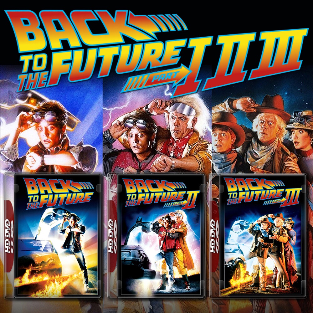 Back to the Future เจาะเวลาหาอดีต ภาค 1-3 DVD หนัง มาสเตอร์ พากย์ไทย