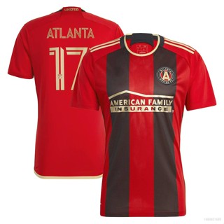 เสื้อยืดแขนสั้น ลายทีมชาติฟุตบอล Atlanta United FC 17s YP2 2023 MLS พลัสไซซ์ PY2