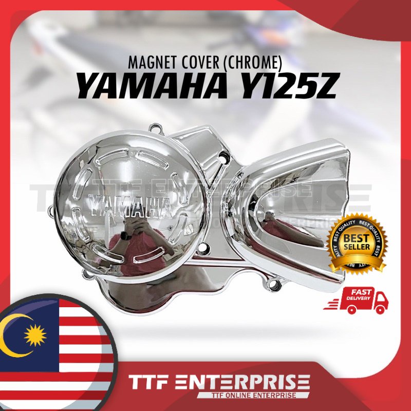 YAMAHA Y125Z / Y125ZR MAGNET COVER (CHROME) Y125 Y125Z Y125ZR