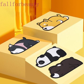 Fallforbeauty แผ่นกันลื่น แบบนิ่ม ลายการ์ตูนน่ารัก ขนาดใหญ่ สําหรับกุญแจ โทรศัพท์มือถือ เครื่องประดับ 1 ชิ้น
