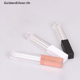 Goldensilver หลอดเปล่า เติมได้ สีโรสโกลด์ 5 มล. สําหรับใส่ลิปกลอส เครื่องสําอาง DIY TH