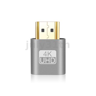 อะแดปเตอร์การ์ดวิดีโอ VGA เสมือนจริง HDMI 1.4 DDC EDID Dummy Plug Headless Ghost Display Emulator