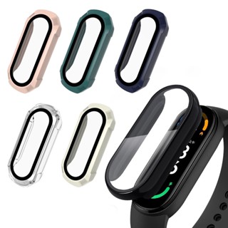 เคสโทรศัพท์มือถือ PC ขอบแข็ง ป้องกันหน้าจอ อุปกรณ์เสริม สําหรับ Xiaomi Miband 7 6 5 4 3 Smart Miband