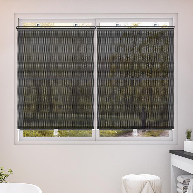 ม่านม้วนอัตโนมัติ ป้องกันUV-ความร้อน ทึบแสง100% ระบบซิป+พับอัตโนมัติ - รูปที่ 4