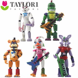 Taylor โมเดลฟิกเกอร์ Five Nights At FreddyS รูปการ์ตูนอนิเมะ Fnaf ของเล่นสําหรับเด็ก 5 ชิ้น