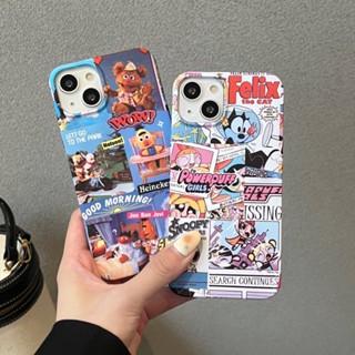 เคสโทรศัพท์มือถือแบบแข็ง ลายการ์ตูน สําหรับ iPhone 11 12 12Pro 12ProMax 13 13Pro 13ProMax 14 14Pro 14Plus 14ProMax