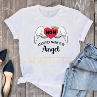 MOM Another Name for Angel Mothers Day Gift Idea Shirt Tee Shirt for Women Cotton Casual Comfort_03