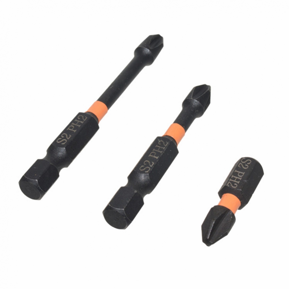 ดอกไขควง อัลลอย PH2 แม่เหล็ก ความแข็งแรงสูง ก้านหกเหลี่ยม 1/4 นิ้ว 25-150 มม. - รูปที่ 4