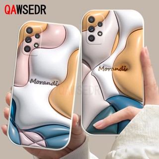 เคสโทรศัพท์มือถือ TPU นิ่ม ปิดด้านหลัง พิมพ์ลาย Morandi 3 มิติ สําหรับ Samsung A53 A73 A33 A52 A52S A32 A72 A23 A13