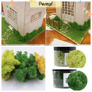 Pdony โมเดลพุ่มไม้จําลอง หญ้าจําลอง DIY สําหรับตกแต่งภูมิทัศน์