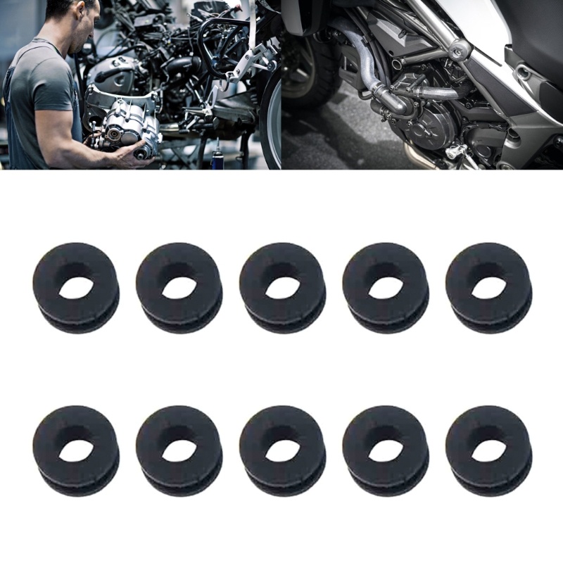 Yo 10 ชิ้นยาง Grommets รถจักรยานยนต์ Fairings สําหรับ CBR 600RR 600 F4 F4i 250R
