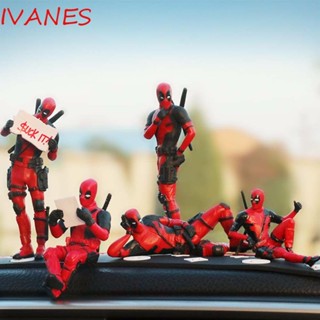 Ivanes โมเดลฟิกเกอร์ Deadpool รูปปั้นการ์ตูนมาร์เวล ของเล่น ของสะสม สําหรับเด็ก