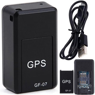 Gps Tracker GF-07 อุปกรณ์ติดตาม แบบพกพา ขนาดเล็ก สําหรับยานพาหนะและวัตถุมือถืออื่น ๆ