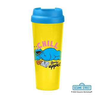 SST3-แก้วน้ำ : Cookie Monster Chill Tumbler 24oz.YE W90XH222 mm.