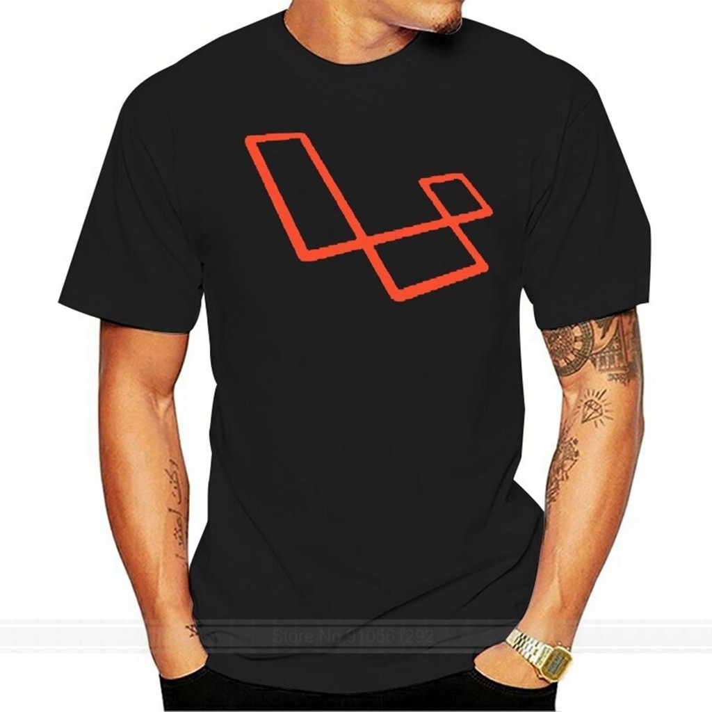 GOD ER เสื้อยืดผู้ชาย เสื้อยืดชาย [S-5XL]เสื้อยืดแขนสั้นลําลอง พิมพ์ลาย Laravel Php Framework แฟชั่น