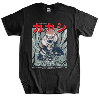 ใหม่ เสื้อยืดลําลอง แขนสั้น พิมพ์ลาย Kakashi Hatake มังงะ Sharingan ของขวัญ สําหรับผู้ชาย