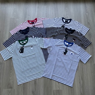 TOMMY slim fit cotton striped short sleeve t-shirt