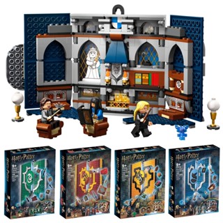 บล็อกตัวต่อ รูปตึก Harry Potter 76411 Ravenclaw House Gryffindor Hufflepuff Slytherin 76410 76412 76409