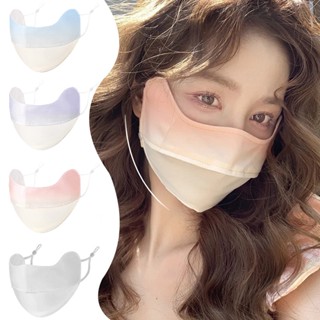 หน้ากาก ผ้าเรยอน ป้องกันรังสียูวี ระบายอากาศ แห้งเร็ว เหมาะก…