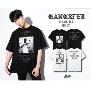 #ถูกสุด Just Say Bad  ® เสื้อยืด  รุ่น Rap Jone Gang 500 สีขาว ดำ ( ลิขสิทธิ์แท้ ) เสื้อตัวใหญ่ ชาย แขนสั้น M L  OS