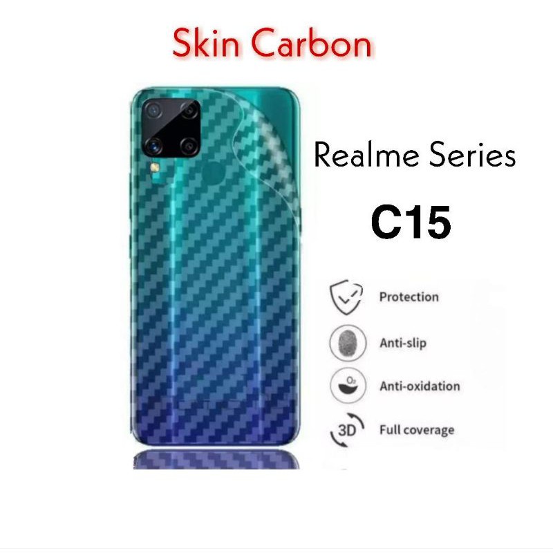 ผิวคาร์บอนRealme C1 C2 C3 C11 C12 C15 C17 C20 C20A C21 C21Y C25 C25Y C25S C30 C30S C31 C33 C35 2 2 2