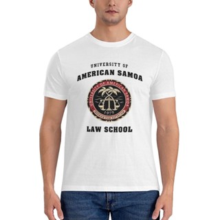 เสื้อยืด พิมพ์ลายมหาวิทยาลัยอเมริกา Samoa Law School Design