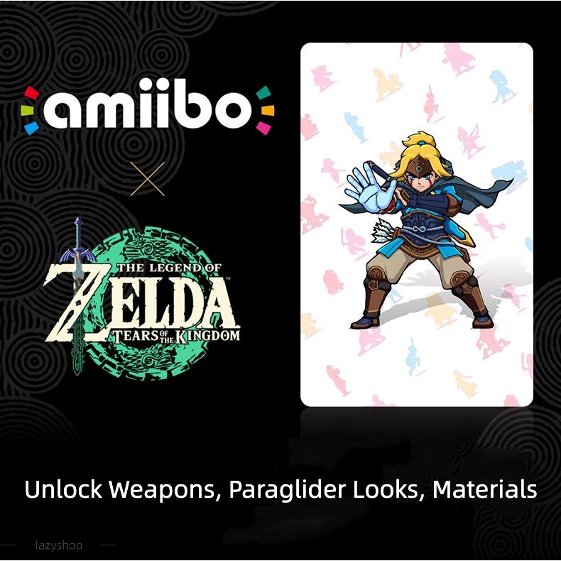 การ์ดเกม Nintendo Switch Amiibo สําหรับ the Legend of Zelda: Tears of the Kingdom and Zelda Breath o