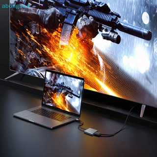 Abongsea อะแดปเตอร์ฮับ 8K 60Hz DP 3 in 1 USB C เป็น Displayport 4K@120 Type C PD 100W Nice