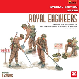 โมเดลทหาร 1/35 MA35292 Royal Engineer ของเล่นสําหรับเด็ก