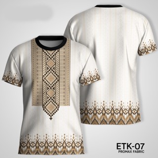 เสื้อยืด พิมพ์ลาย Philippine Ethnic Tribal Inspired 3 มิติ สําหรับผู้ชาย