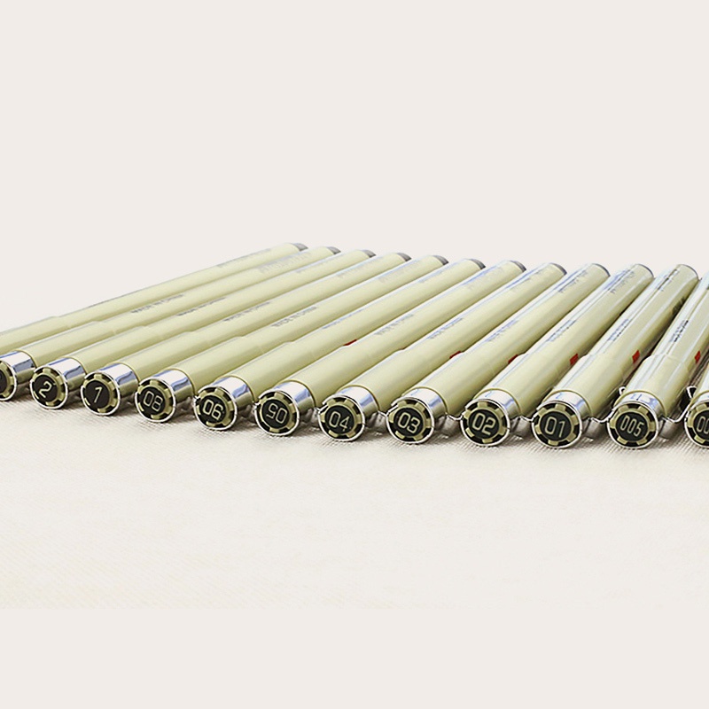 ชุดปากกาสายเบ็ด 12 ชิ้นสําหรับการร่าง, การระบายสีด้วยมือ, การออกแบบอะนิเมะ, ศิลปะการ์ตูน, ภาพวาดนักเรียน