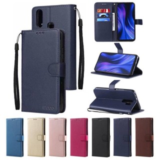 เคสฝาพับ มีแม่เหล็ก มีล็อค สำหรับ SAMSUNG A14 5G/A54 5G/A34 5G/A24 5G รุ่นใหม่ เคสใส่บัตรได้ แถมสาย